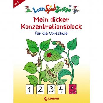 Mein dicker Konzentrationsblock für die Vorschule.
