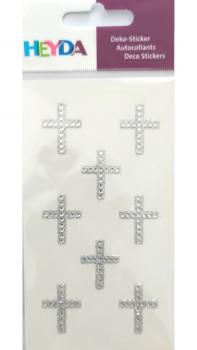 Heyda Sticker Kreuz 'glitzer'