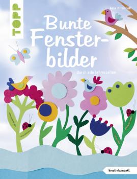Bunte Fensterbilder durch alle Jahreszeiten