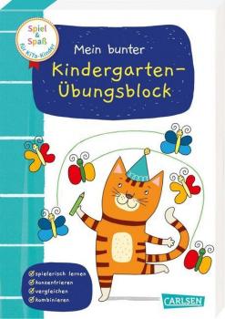 Mein bunter Kindergarten-Übungsblock.