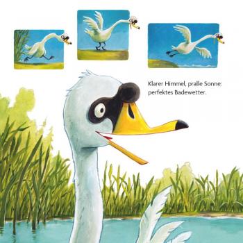 Preview: Maxi Pixi 476: Schnabbeldiplapp - Eine Mutmachgeschichte übers Schwimmenlernen