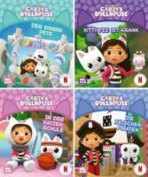 Gabby's Dollhouse 9-12 : 4er Nelson Mini-Bücher