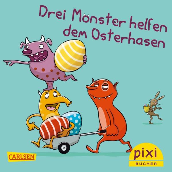Drei Monster helfen dem Osterhasen - 2549